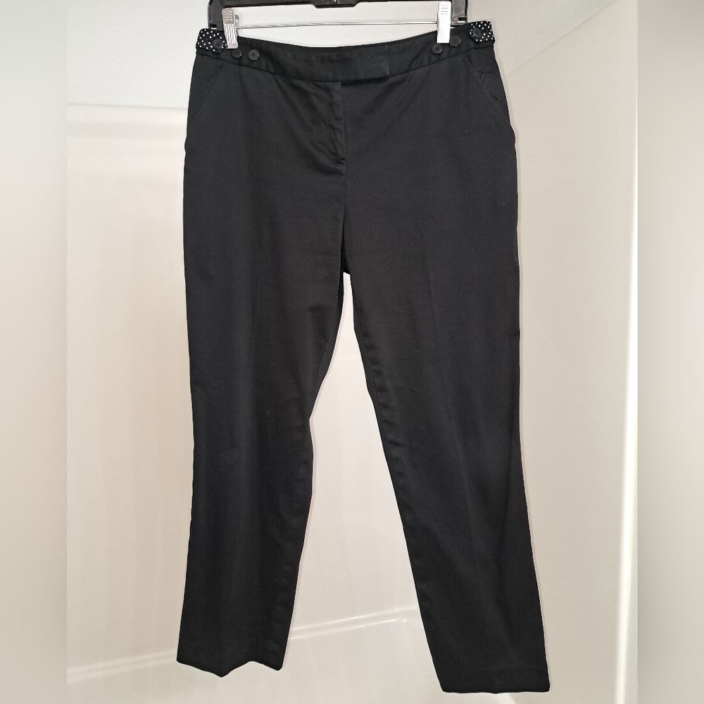 Anne Klein Black Straight Leg Collection